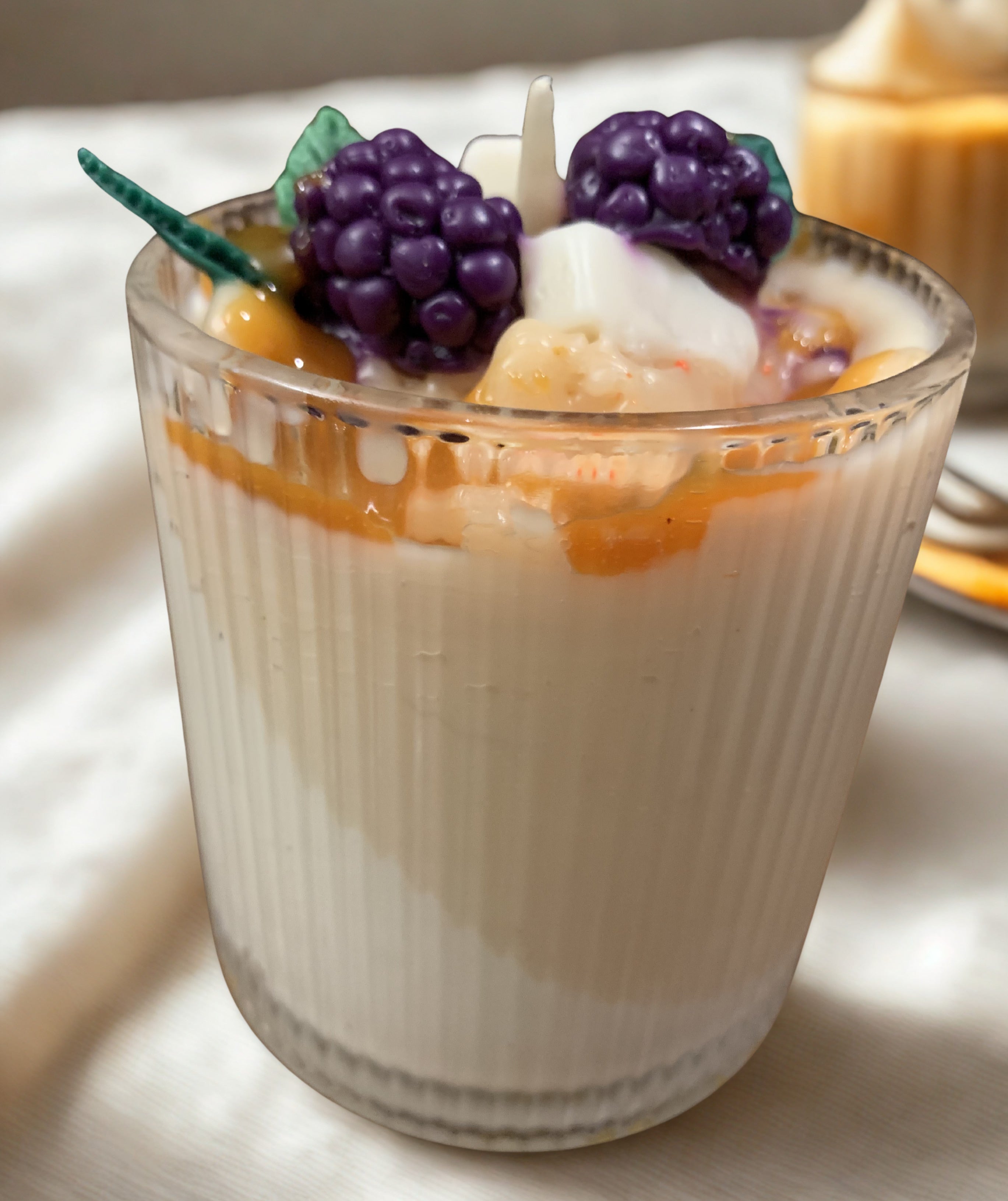 Vanilla Apricot Pana Cotta